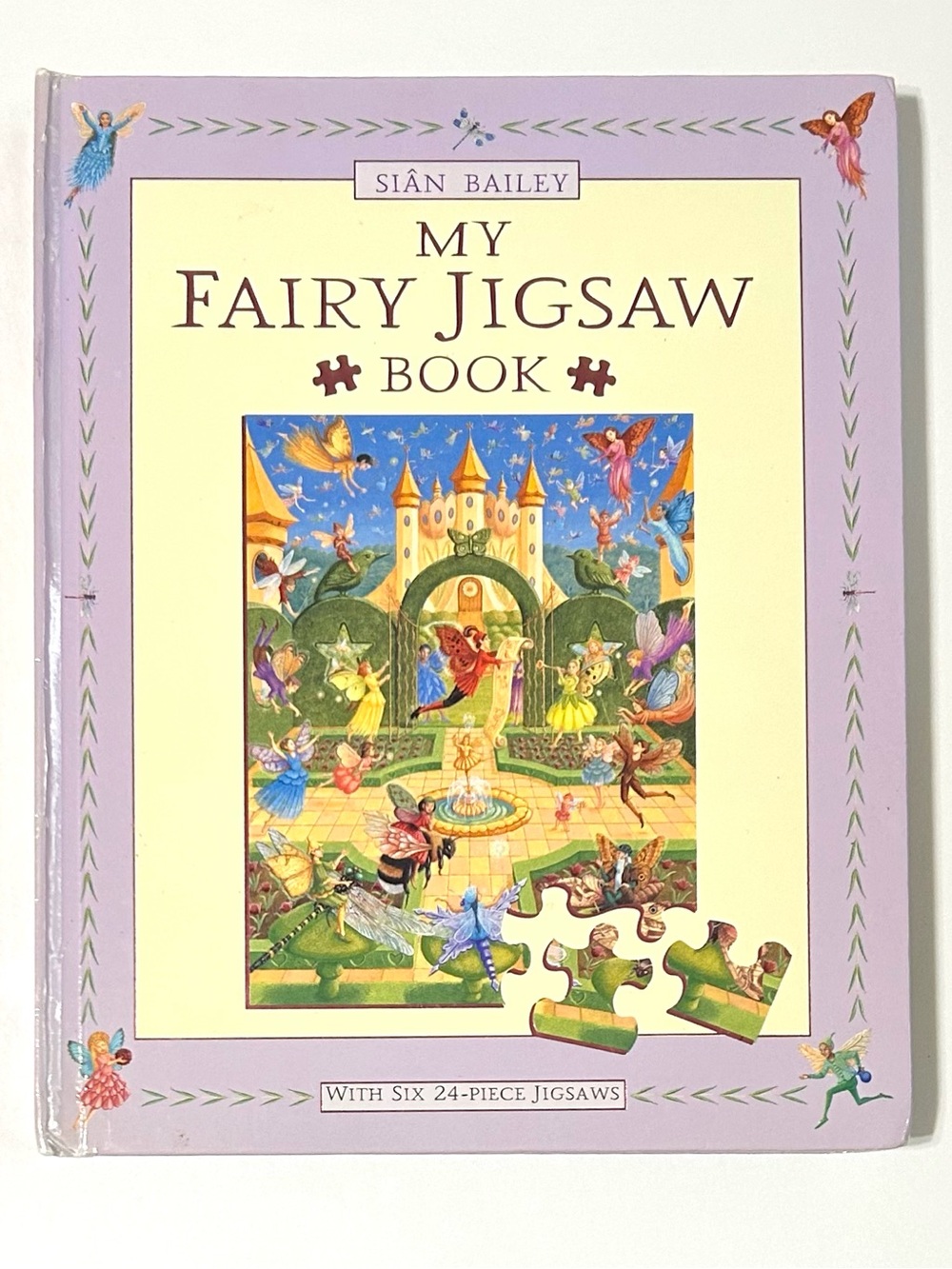 My Fairy Jigsaw Book with 5 Puzzles Vintage 2002 Large Board Book